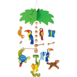 Mobiel Palmboom met wilde dieren