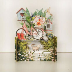 3d pop up kaart fiets