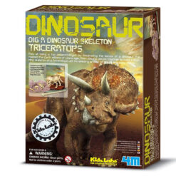 Graaf Je Dinosaurus Op Triceratops