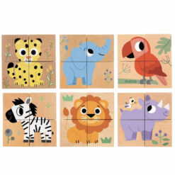 Djeco blokpuzzel Wild en co