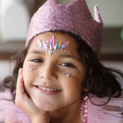 Precious Pink Sequins Crown