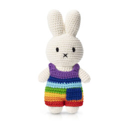 Miffy handmade and her bright rainbow overall