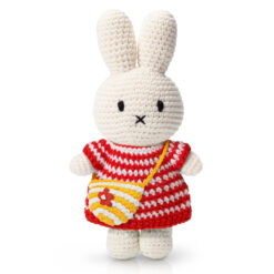 Miffy handmade and her red small striped dress en bag