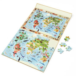 Magnetische puzzel wereld