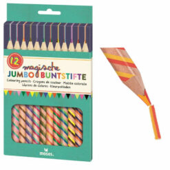 12 magische jumbo 2 kleuren potloden