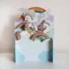 3d pop up kaart eenhoorn