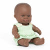 Baby pop aangekleed Afrikaans meisje 21 cm
