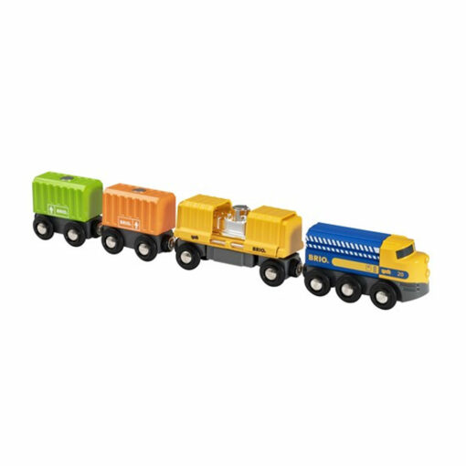 Brio goederen trein met 3 wagons