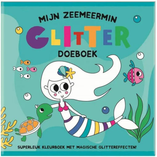 Creatieve Doeboek glitter Mijn Zeemeermin