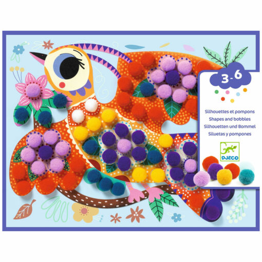 Djeco collages pompom
