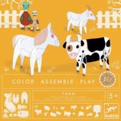 Djeco kleur verzamel en speel boerderij