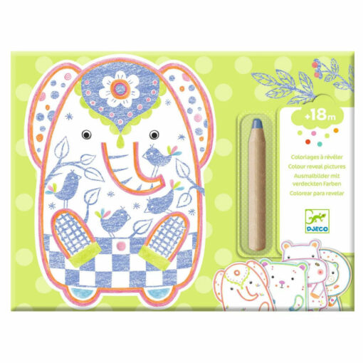 Djeco magisch kleuren wilde dieren