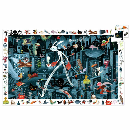 Djeco puzzel 200 stukjes Night city