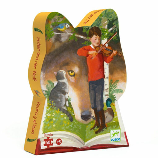 Djeco puzzel Peter en de wolf 50pcs