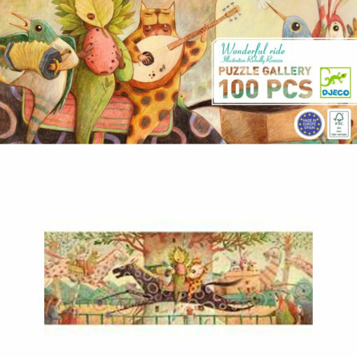 Djeco puzzel Wonderful ride 100pcs