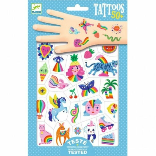 Djeco tattoo regenboog