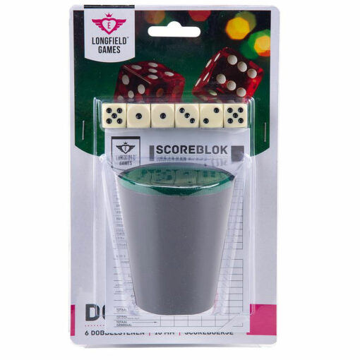 dobbelset 6 stenen en scoreblok