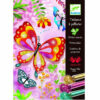 Glitterschilderijen vlinders