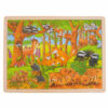 Goki houten legpuzzel bosdieren 48 stukjes