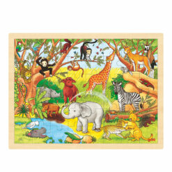Goki houten puzzel jungle 48 stukjes