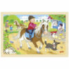 Goki houten puzzel Ponyboerderij 24 stukjes
