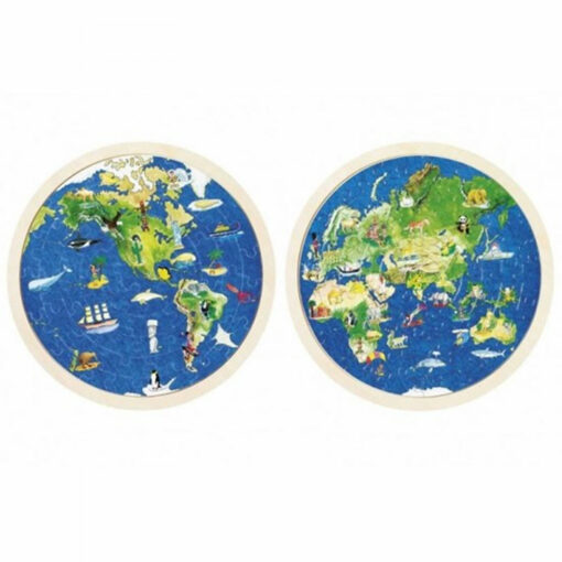 Goki wereld puzzel 57 stukjes