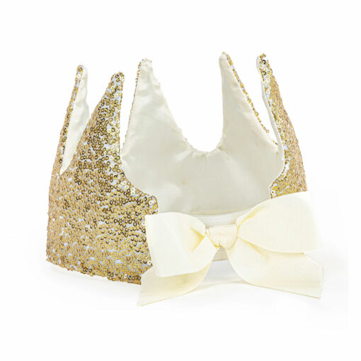 Gracious Gold Sequins Crown