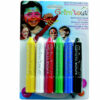 Grimtout schminkpotloden 6 stuks