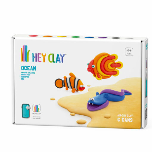 HeyClay oceaan thema 6 potjes