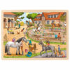 Houten puzzel Manege 96 stukjes