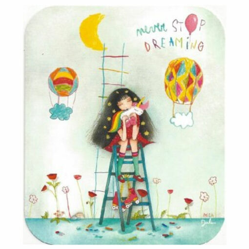 kaart Mila never stop dreaming