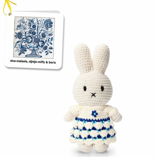 Miffy handmade and her new delft blue dress