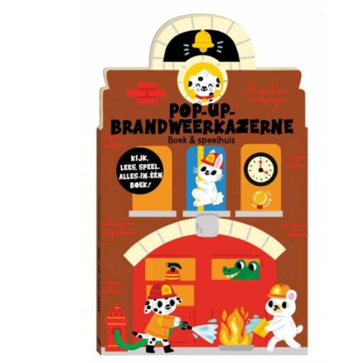 Pop up boek brandweerkazerne