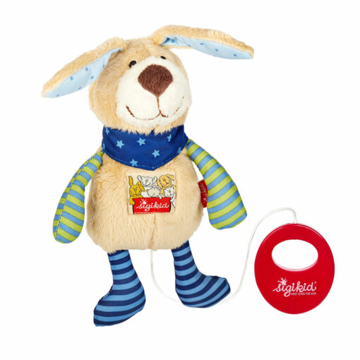 Sigikid muziek knuffel konijn
