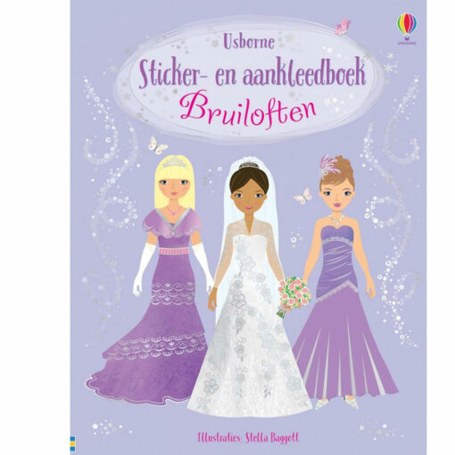 Sticker en aankleedboek Bruiloften
