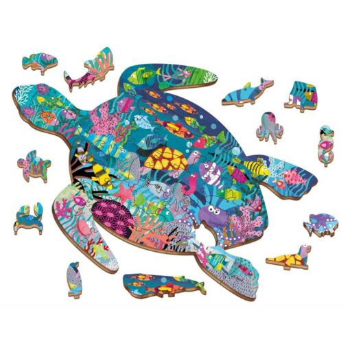 woody puzzel zeedieren