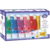 Djeco 6 tubes glitter vingerverf