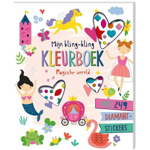 Mijn bling bling kleurboek Magische wereld