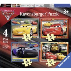 avensburger Disney Cars 3 puzzel 12+16+20+24 stukjes