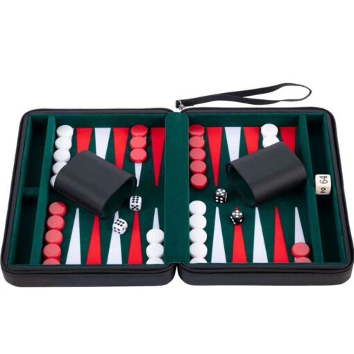 Backgammon in reis etui
