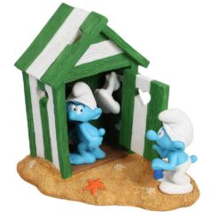 Aqua della smurfen in strandhuis
