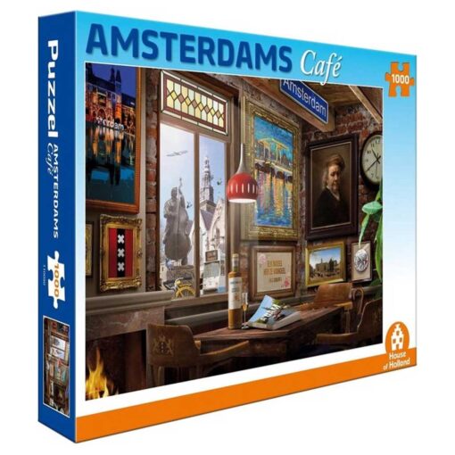 Puzzel Amsterdams cafe 1000 stuks