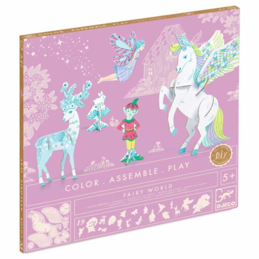 Djeco color assemble play Fairy world