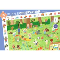 Djeco puzzel het plein 35pcs