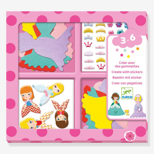 Stickers ik hou van prinsessen