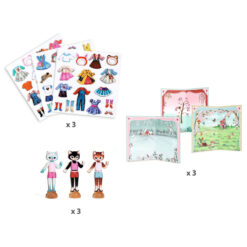 Djeco collage kleine kleding kast
