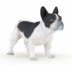 Papo 54006 Franse zwart witte Bulldog