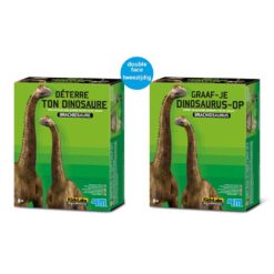 4M Graaf je dino op Brachiosaurus Fr en NL versie