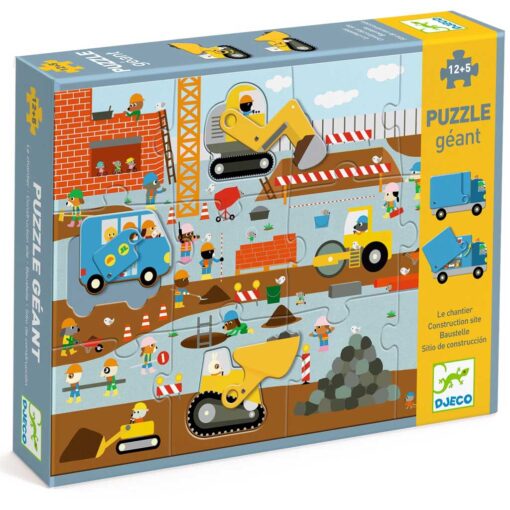 Djeco Puzzel Geant Bouwplaats