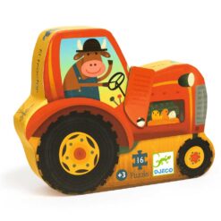 Djeco puzzel tractor 16 pcs